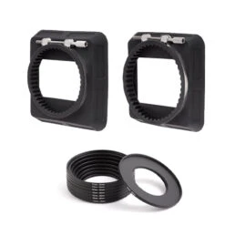 Wooden Camera Zip Box 4×4 80-85mm / 90-95mm And The Zip Box Adapter Rings