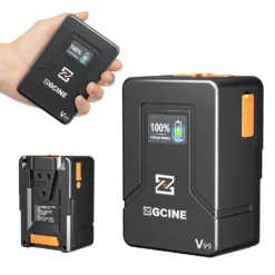 ZGCINE ZG-V99 V-mount Battery 99WH 6800mAh Pocket Size With PD Fast Charging