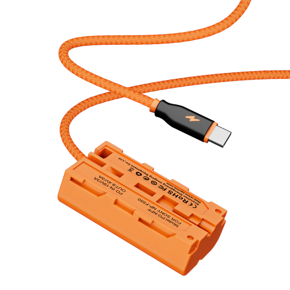 ZGCINE USB-C PD To Sony L-Series Dummy Battery With Braided Wire 3 ZGCINE USB-C PD To Sony L-Series Dummy Battery With Braided Wire - Image 3