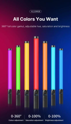 Ulanzi VL119 RGB Tube Light XL W/ Handvat -Cinegear Shop b390 c7cd 4529 8dcc aa4df3fa11cc aade8da7 ff14 4604 b074 4ebc4433a473