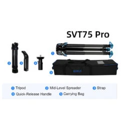 Sirui Video Tripod SVT75 Pro -Cinegear Shop bag