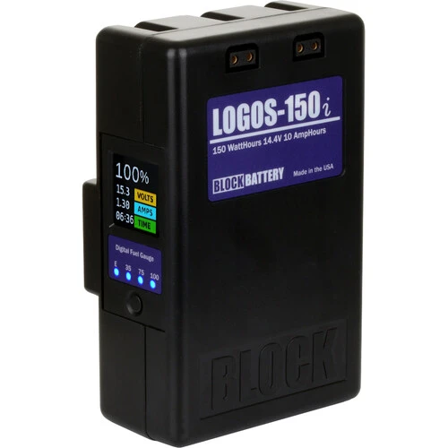 BlockBattery LOGOS-150V 14.4V Gold Mount Li-Ion Battery 1 BlockBattery LOGOS-150V 14.4V Gold Mount Li-Ion Battery