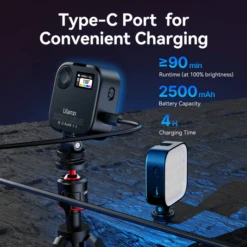 Ulanzi U60 RGB Video Light Compact Kantelbaar W/ Clamp – Black -Cinegear Shop c44d 10ef 4590 87da 6da270b04a55 ff385612 8b37 4a84 b36e 082a73c8da94