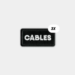 CRDBAG Single Patches “CABLES” 3 PCS