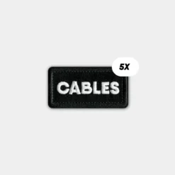 CRDBAG Single Patches “CABLES” 5 PCS