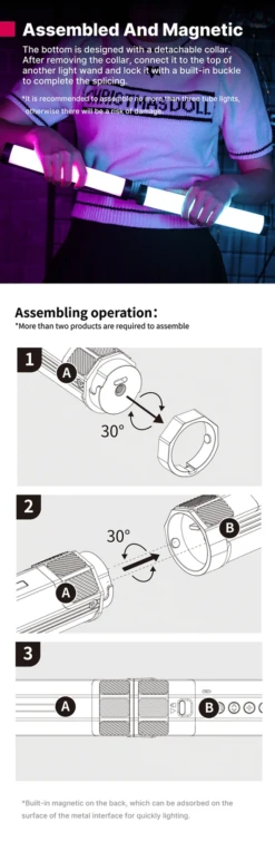 Ulanzi VL110 RGB Tube Light Magnetic -Cinegear Shop cd0b fbb6 4d01 aab3 4b9ddf9d0565 62ce89c2 ed7b 412b b347 21376b669983