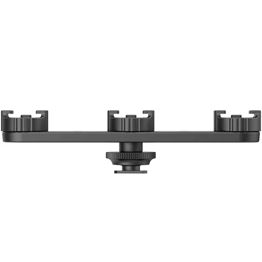 Ulanzi PT-23 Triple Cold Shoe Bracket For Tripod Of Camera 8 Ulanzi PT-23 Triple Cold Shoe Bracket For Tripod Of Camera - Image 8