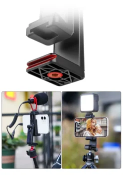 Ulanzi ST-22 Phone Holder 360º Rotatable – With 2 Cold Shoe Mounts -Cinegear Shop fe11 6196 4ff3 93b0 db2fe7334e05 24b483d0 ced2 4a38 a8bd 80b69d864a63