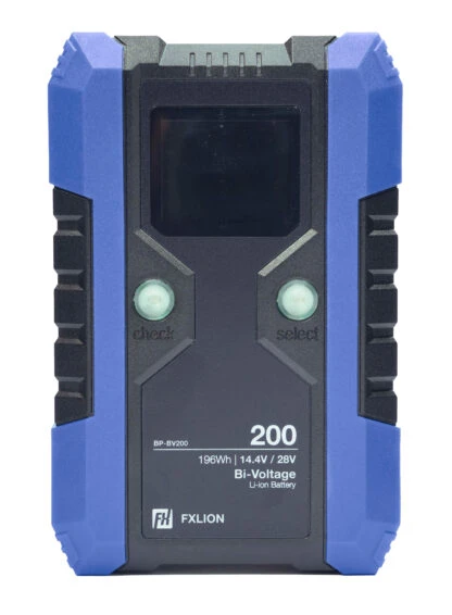 Fxlion Bi-Voltage V-Mount Smart Battery – 196Wh (14.4/28.8V) 2 Fxlion Bi-Voltage V-Mount Smart Battery – 196Wh (14.4/28.8V) - Image 2
