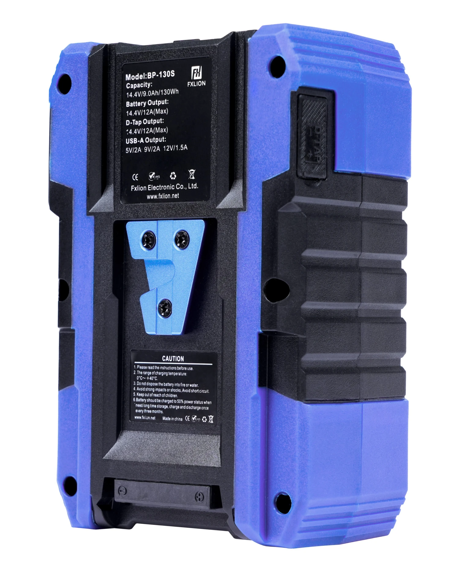 Fxlion Cool Black V-Mount Battery, 14.4V, 130Wh | With USB,D-Tap 6 Fxlion Cool Black V-Mount Battery, 14.4V, 130Wh | With USB,D-Tap - Image 6