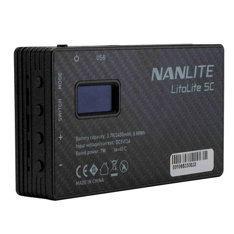 Nanlite LitoLite 5C RGBWW LED Pocket Light (w/ Battery) 3 Nanlite LitoLite 5C RGBWW LED Pocket Light (w/ Battery) - Image 3