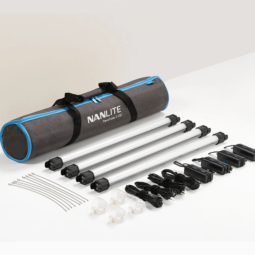 Nanlite PavoTube II 15C RGB LED Tube Light 4KIT 1 Nanlite PavoTube II 15C RGB LED Tube Light 4KIT