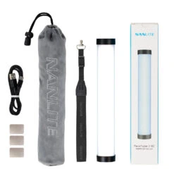 Nanlite Mini PavoTube II 6C RGB LED Tube Light (w/ Battery) -Cinegear Shop nl pt6cii kit