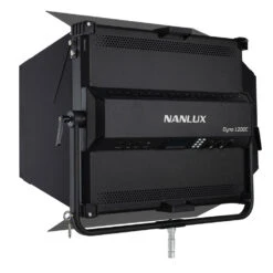 Nanlux Dyno 1200C RGBW LED Soft Panel -Cinegear Shop nx dn1200c withbarndoor