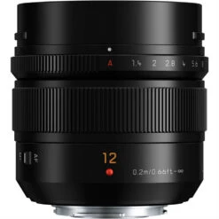Panasonic LUMIX G 12mm F/1.4 Leica MFT Black -Cinegear Shop panasonic mft 12mm f 1 4 leica dg summilux 2