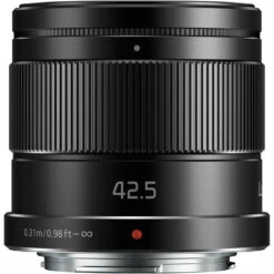 Panasonic Lumix G 42.5mm F/1.7 ASPH. POWER O.I.S. Lens -Cinegear Shop panasonic mft 42 5mm f 1 7 asph zwart 2