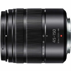 Panasonic Lumix G Vario 45-150mm F/4-5.6 ASPH MEGA O.I.S. Lens -Cinegear Shop panasonic mft 45 150mm f 4 5 6 zwart mega o 1
