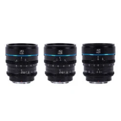 Sirui Nightwalker Series SIRUI 24mm – 35mm – 55mm T1.2 S35 Manual Focus Cine Lens Bundle