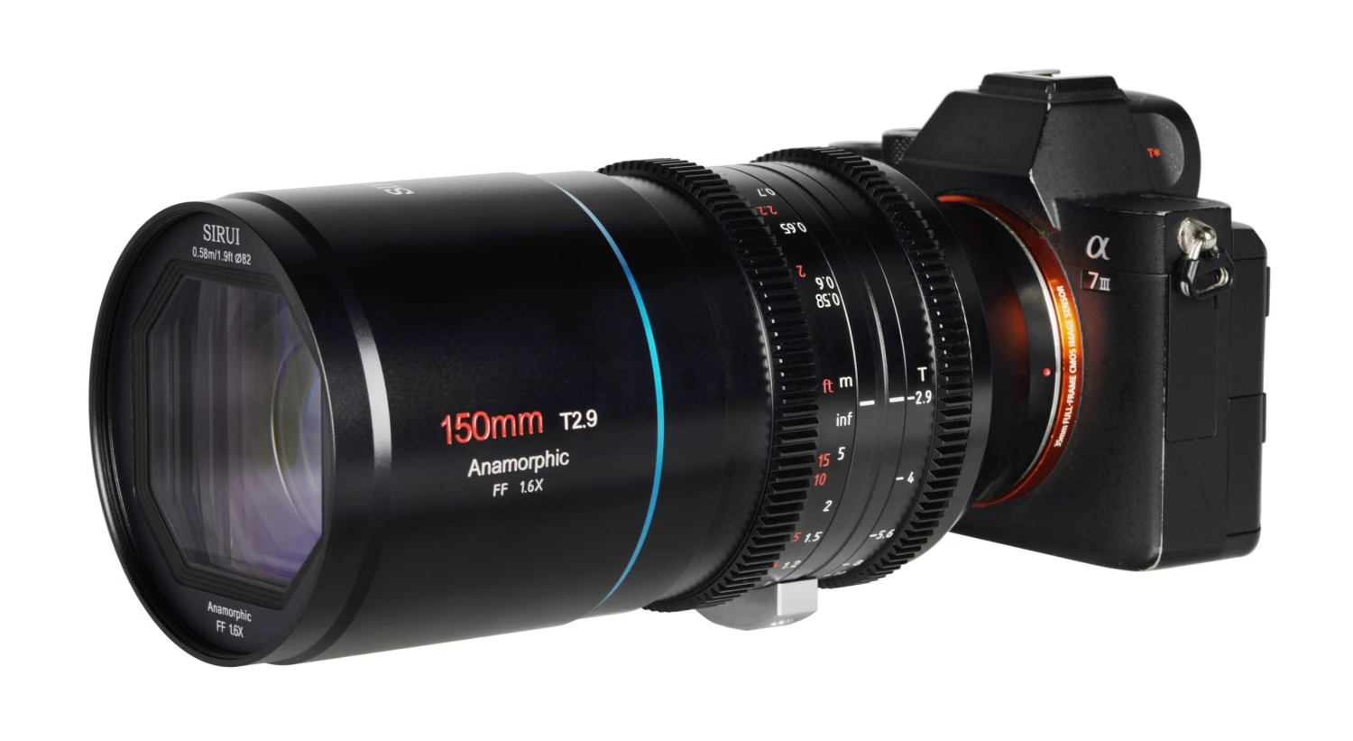 Sirui Venus 150mm T2.9 1.6x Full-Frame Anamorphic Lens 6 Sirui Venus 150mm T2.9 1.6x Full-Frame Anamorphic Lens - Image 6