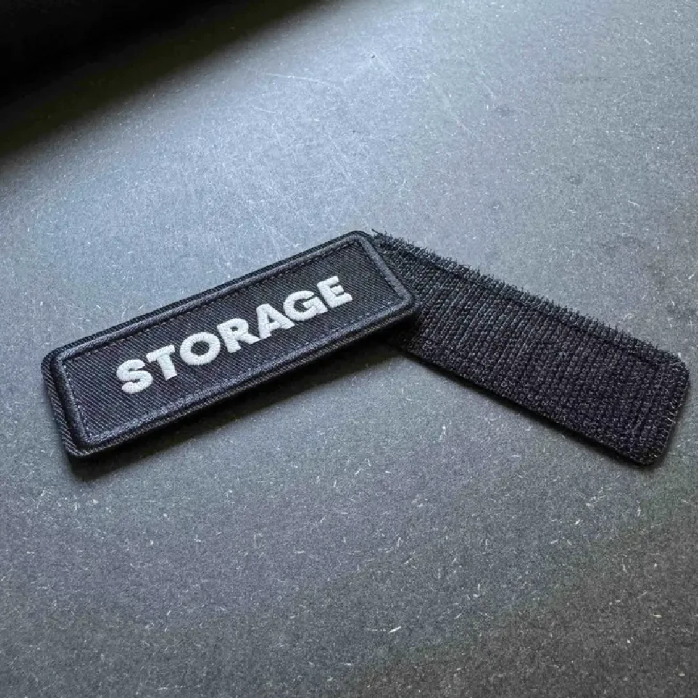 CRDBAG Single Patches “STORAGE” 3 PCS 2 CRDBAG Single Patches “STORAGE” 3 PCS - Image 2