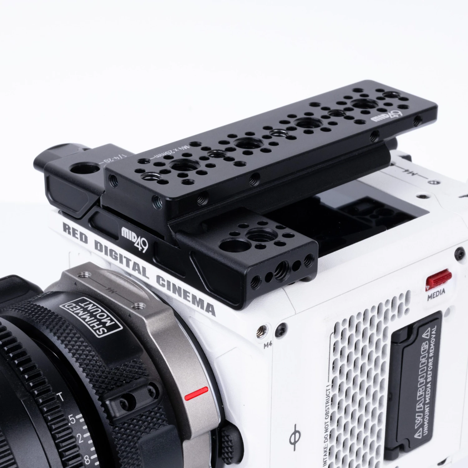 MID49 ARCA Top Plate Kit (114mm, RED Komodo, Komodo-X, V-Raptor) 2 MID49 ARCA Top Plate Kit (114mm, RED Komodo, Komodo-X, V-Raptor) - Image 2